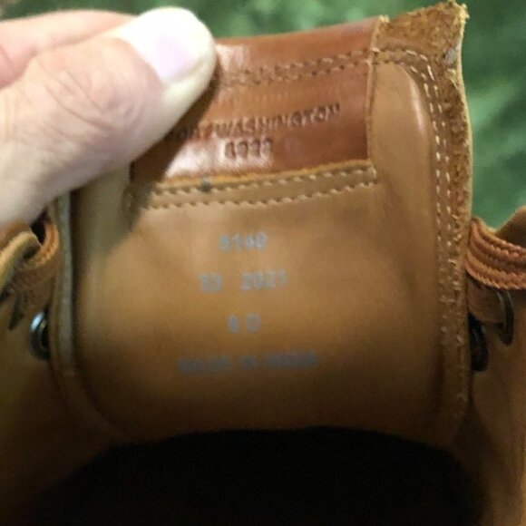 Allen Edmonds Men's Porter City Derby Lace-up Sneaker Size 8D Brown Leather - Picture 3 of 15